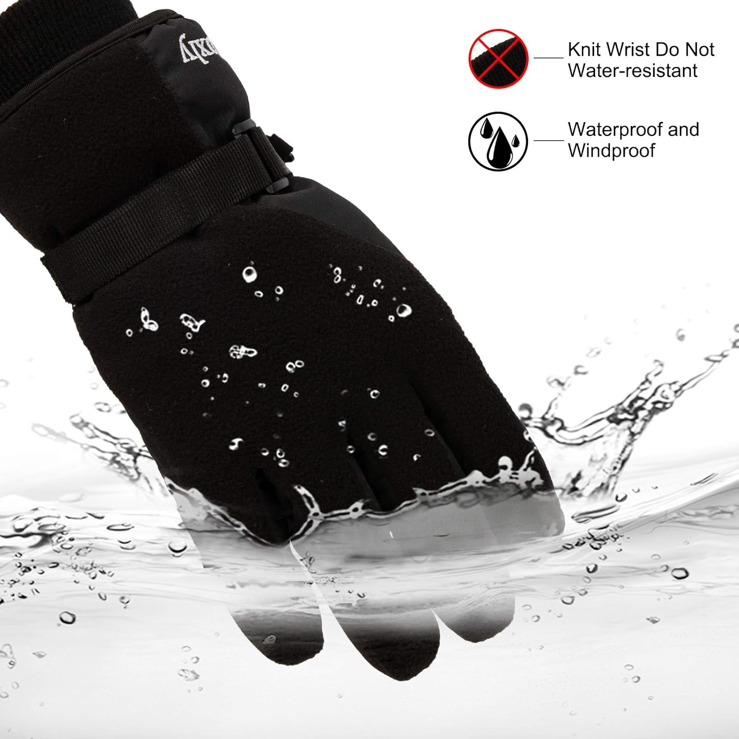 Professional Winter Gloves: Waterproof, Windproof, 3M Insulated, Dual-Layer Touchscreen Design for Men and Women