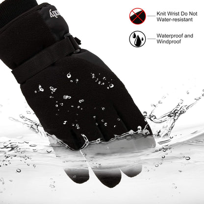 Professional Winter Gloves: Waterproof, Windproof, 3M Insulated, Dual-Layer Touchscreen Design for Men and Women
