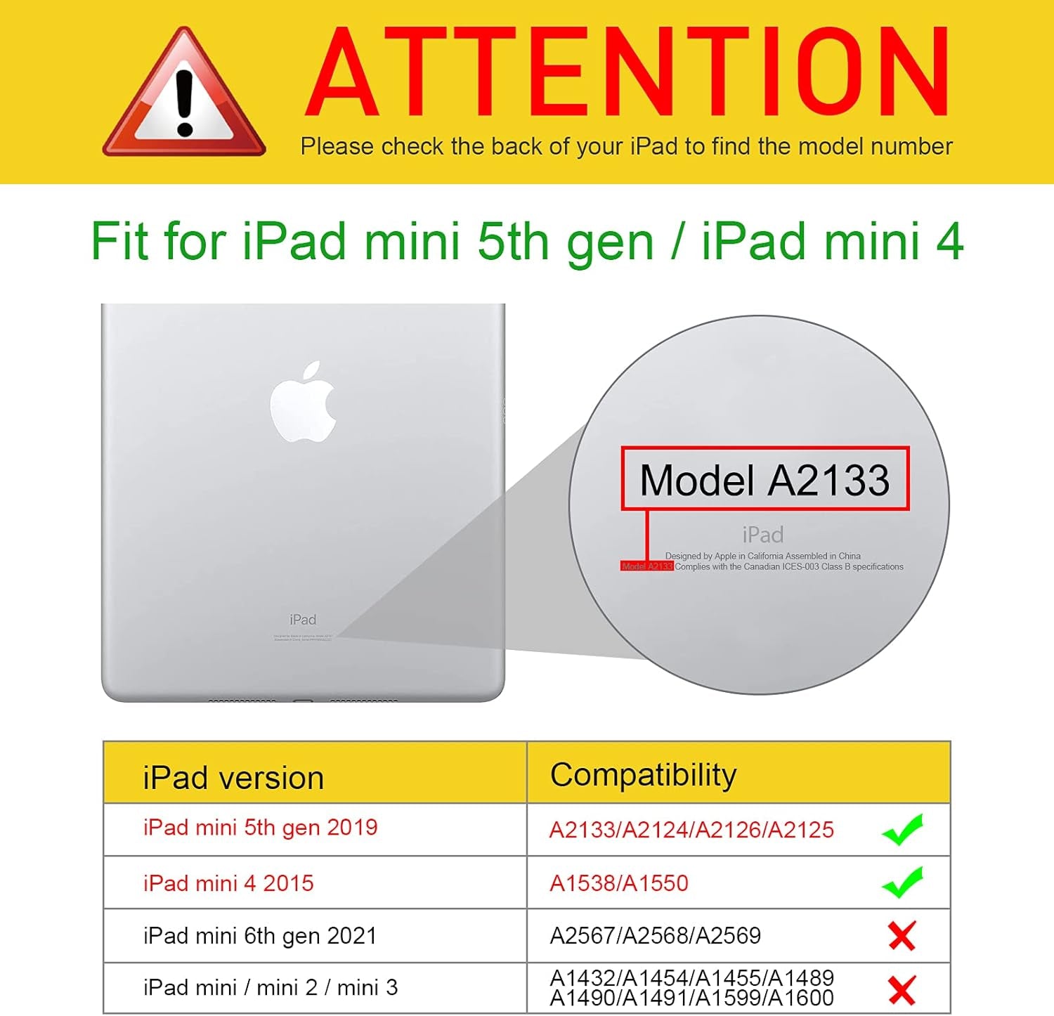 Hybrid Slim Case for Ipad Mini 5Th Generation 2019 / Ipad Mini 4 (7.9 Inch) - [Built-In Pencil Holder] Shockproof Cover with Clear Transparent Back Shell, Sky Blue
