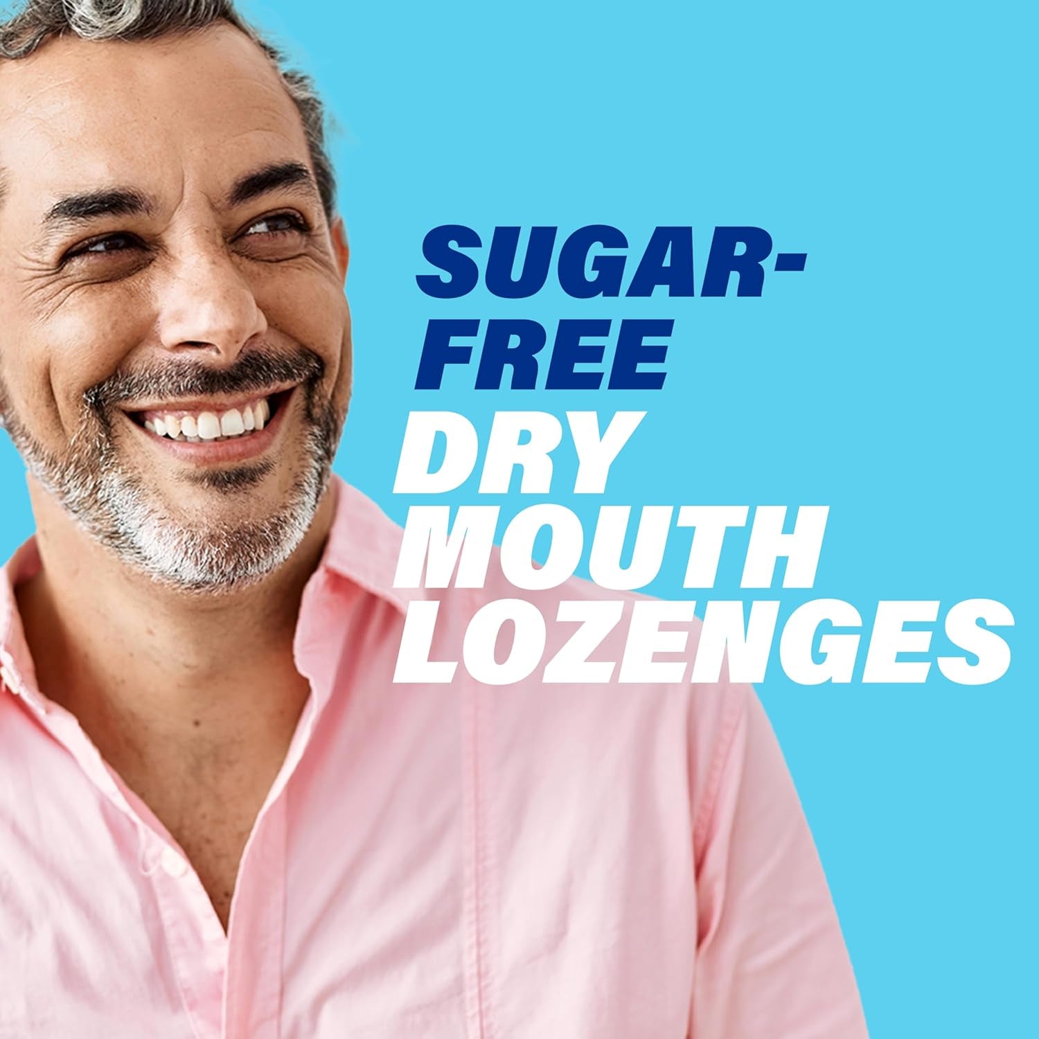 Dry Mouth Lozenges with Xylitol, 36-Count, Sugar Free Honey-Lemon