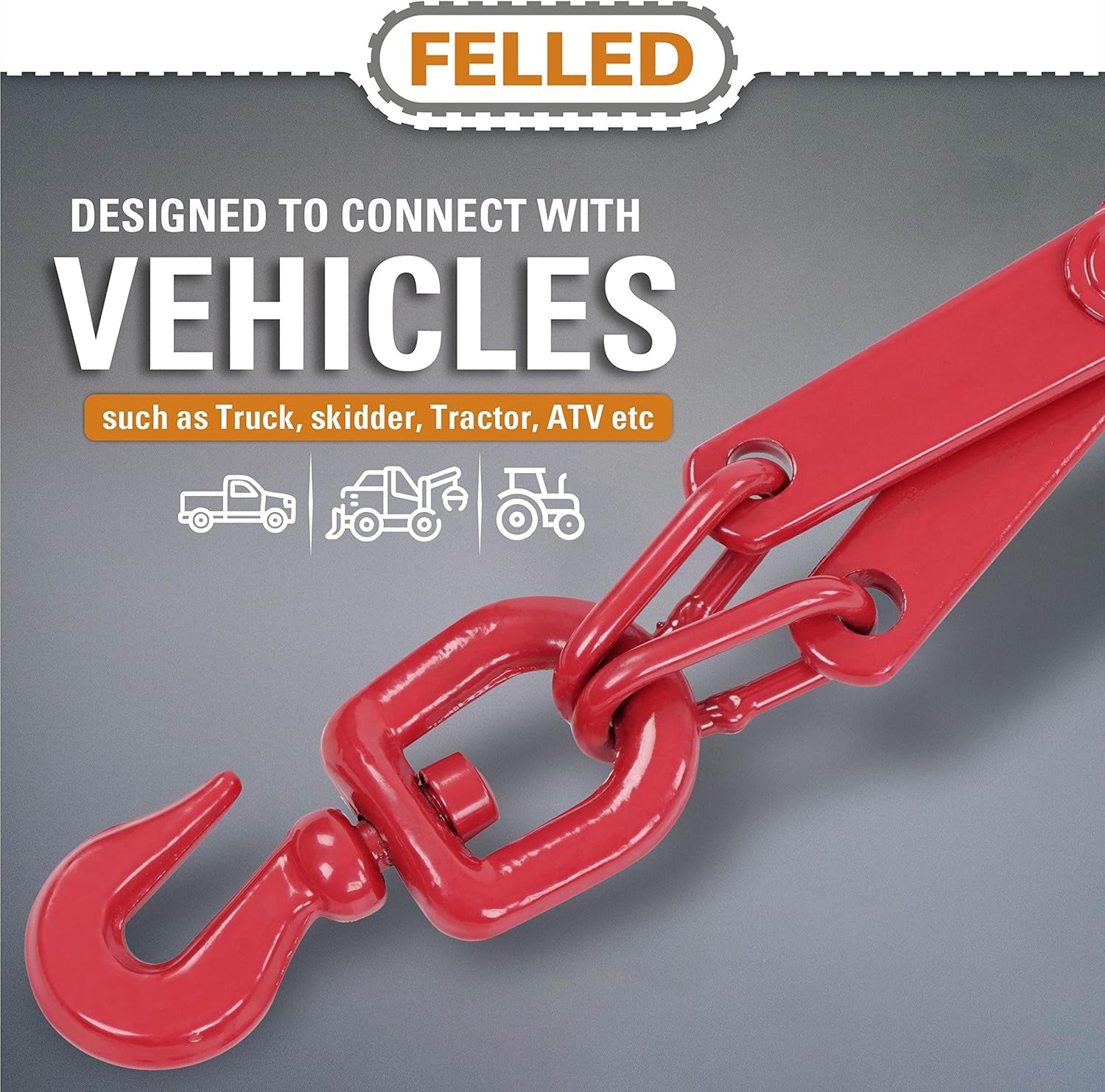 Timber Claw Hook, 32In - Log Lifting Tongs Heavy Duty Grapple Timber Claw, Lumber Skidding Tongs Logging Grabber