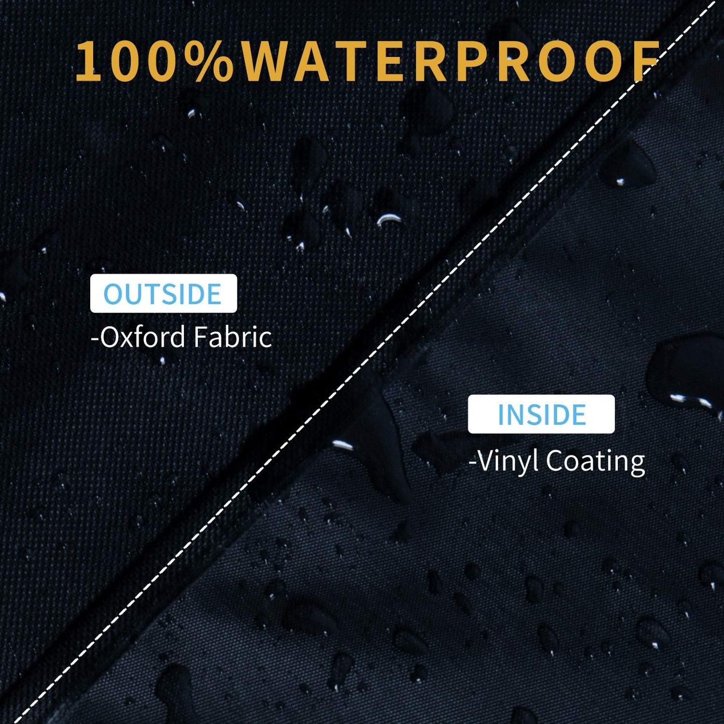 Outdoor TV Cover for 40 to 42 Inches LCD, LED, Waterproof, Weatherproof and Dust-Proof TV Screen Protectors with Cleaning Cloth (42 Inch,Black)