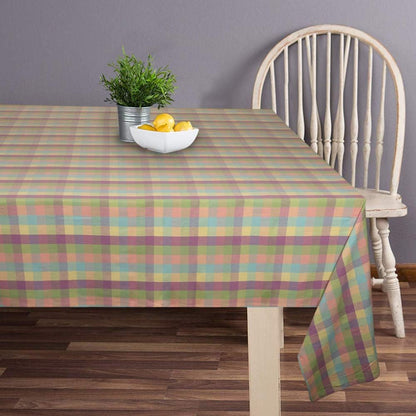 Buffalo Check Cotton Tablecloth for Kitchen and Dining - 52x70 Inches, Rectangle, Seats 4-6, Ideal for Weddings, Holidays, and Special Occasions